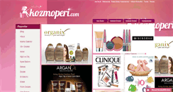 Desktop Screenshot of kozmoperi.com
